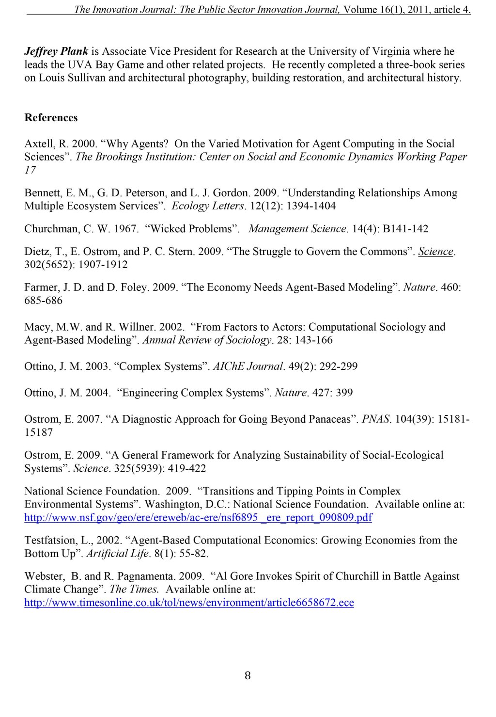 A practical approach to the complex problem of environmental sus